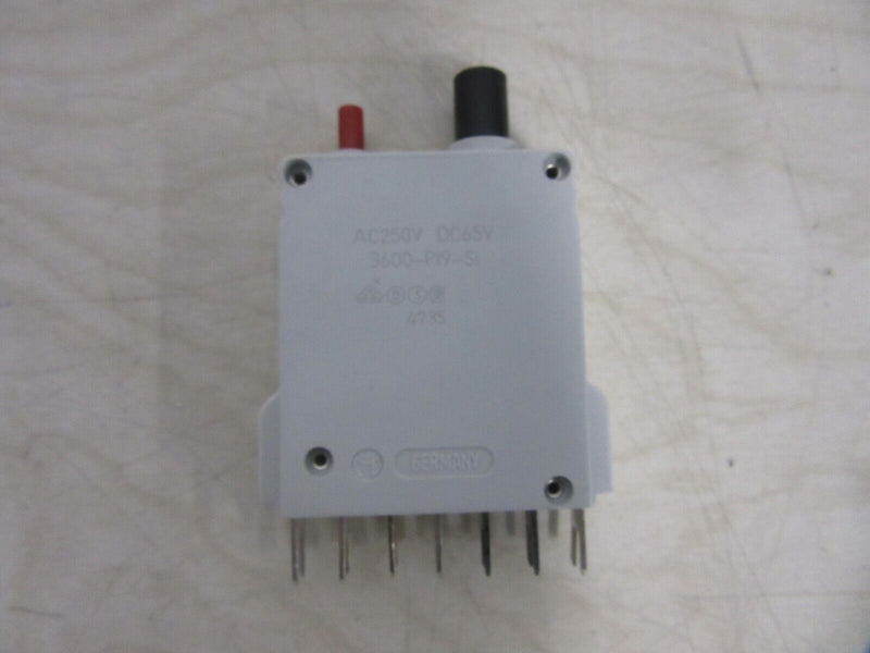 E-T-A Sicherungsautomat, 10pieces,  AC250V DC65V 3600-PI9-Si
