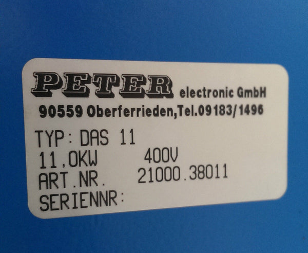 PETER ELECTRONIC Bremsgerät DAS 11 Art.Nr.: 21000.38011