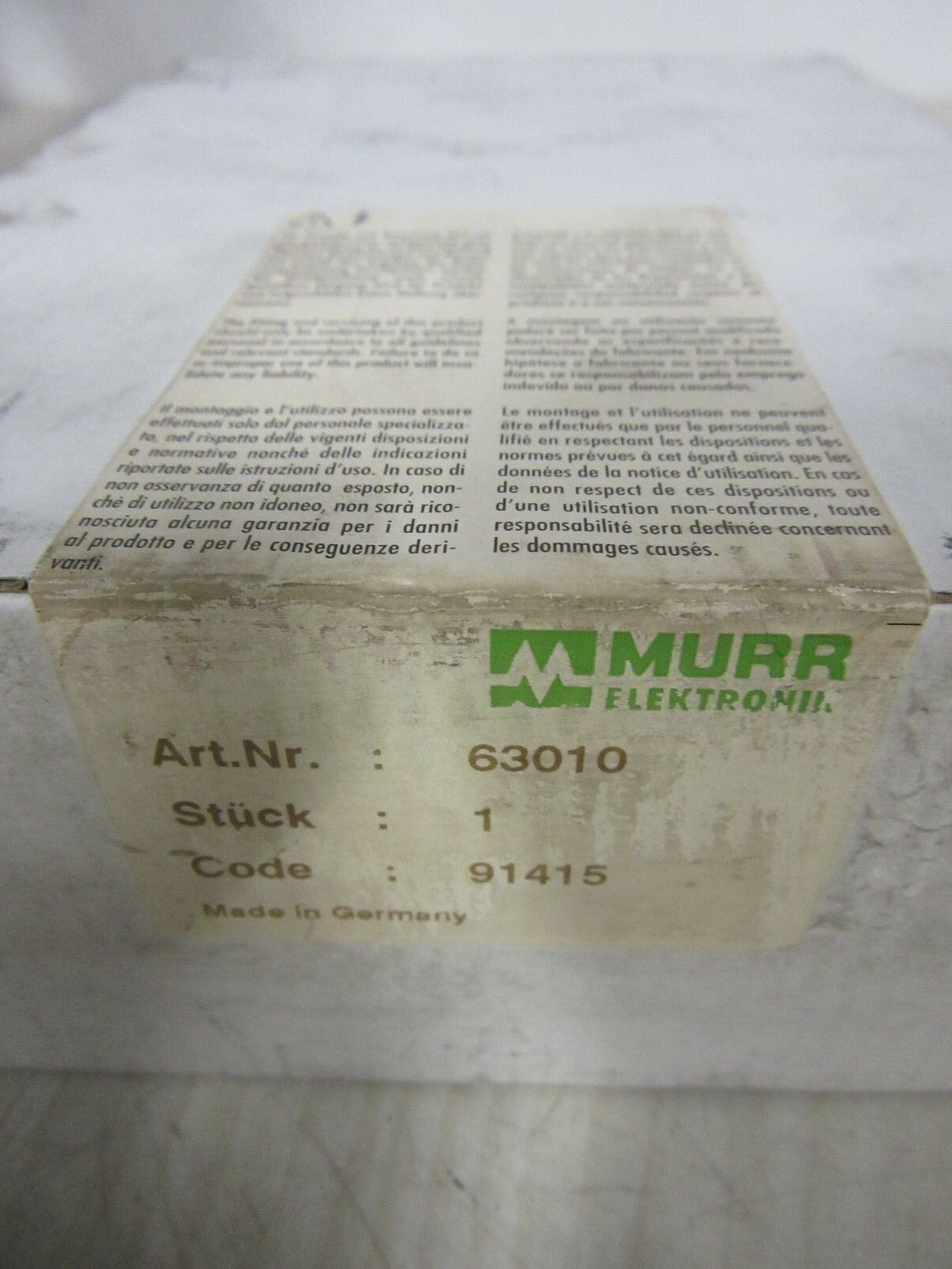 Murr Elektronik 63010 Halter Card Holder