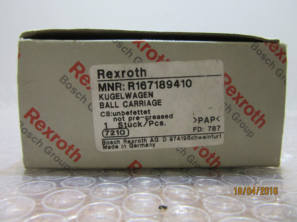 Rexroth Kugelwagen R167189410 - Unused 