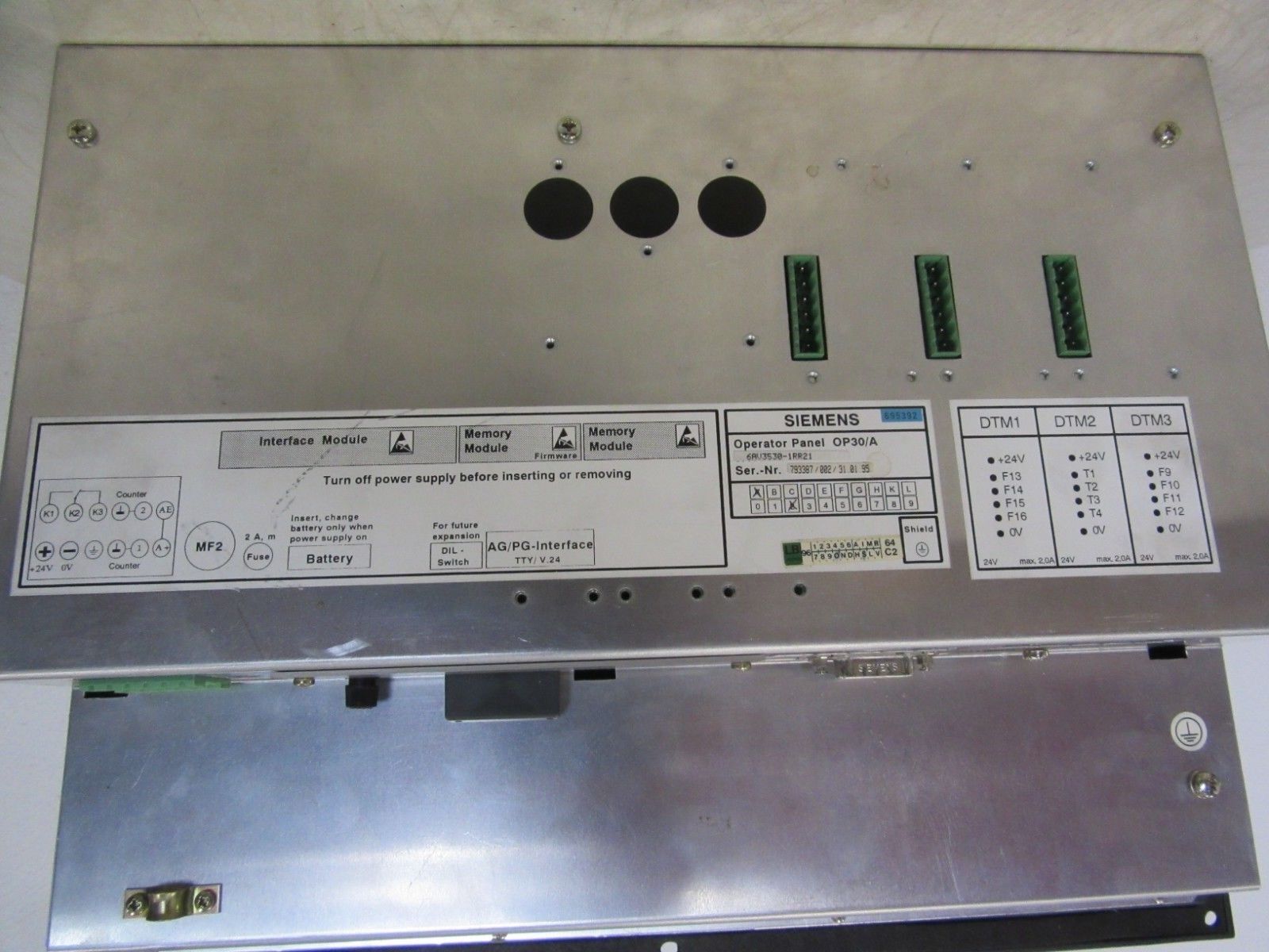 Siemens Operator Panel OP30/A 6AV3530-1RR21