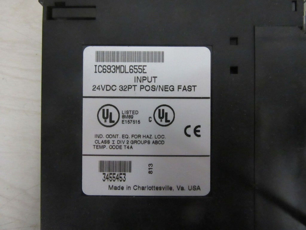 GE FANUC IC693MDL655E Input Module