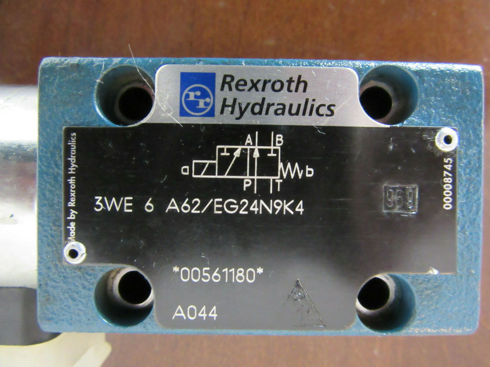 REXROTH 3WE 6 A62/EG24N9K4 3/2 Wegeventil