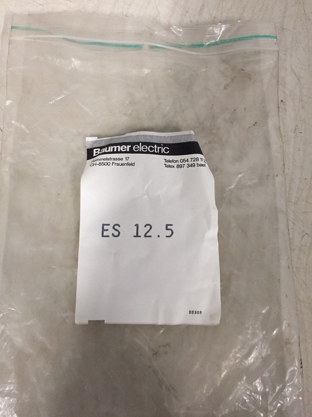 Baumer Electric ES 12 Sensor