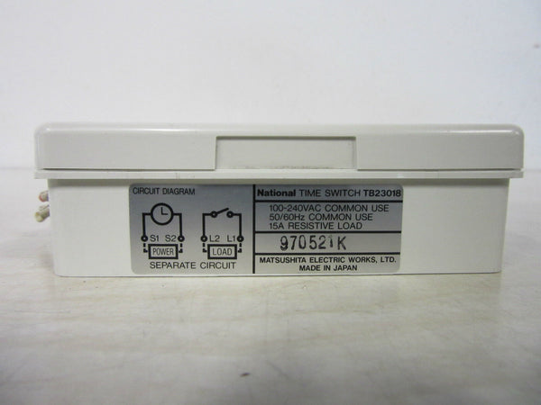 National TB23018 Time Switch AC100-240V 50/60Hz -used-