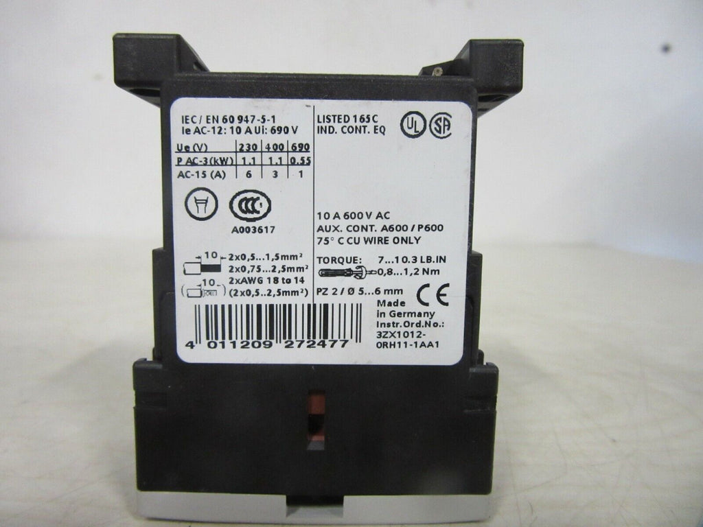 Siemens Sirius 31E 3RH1131-1AP00 230V 50/60Hz Hilfsschütz
