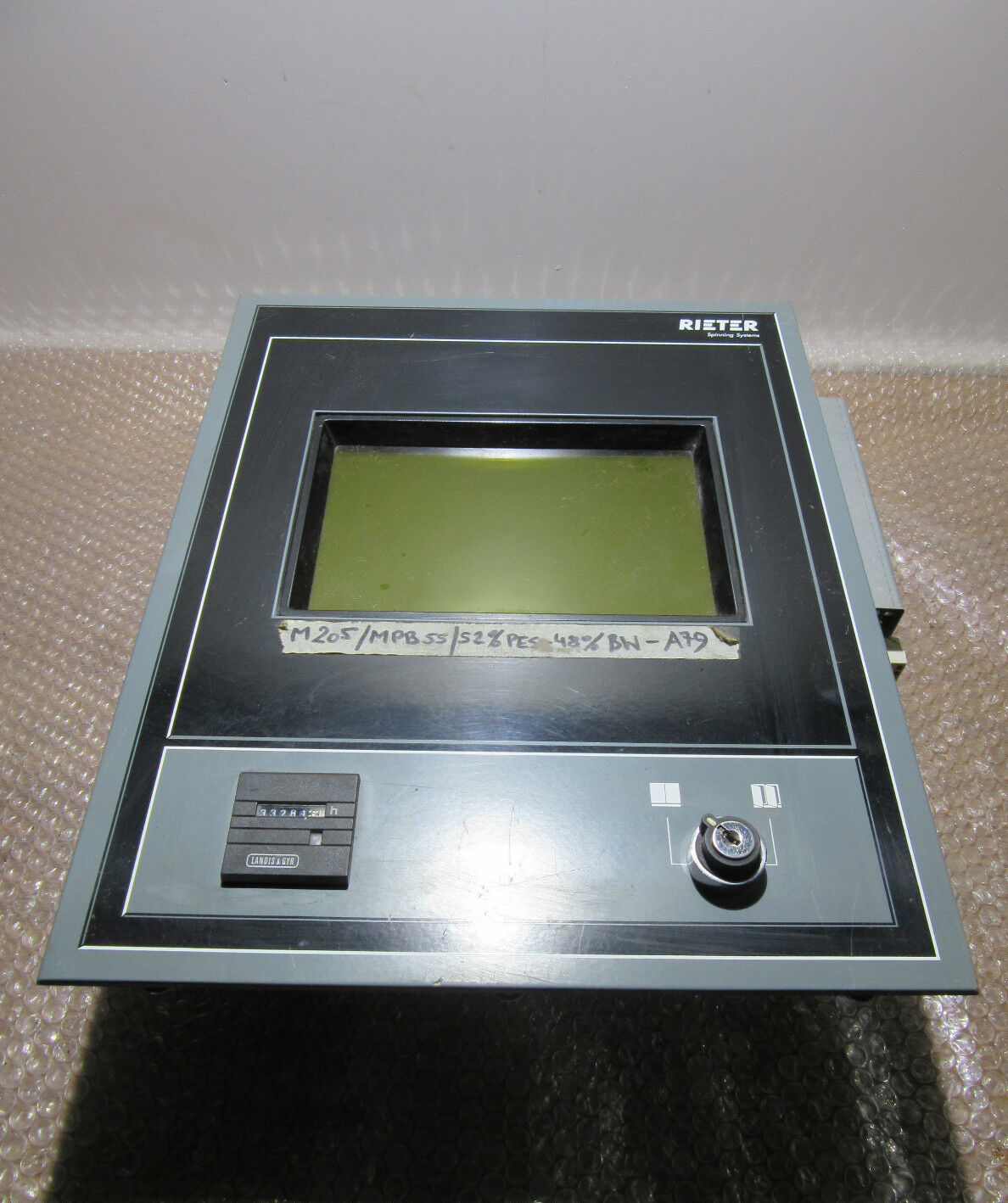 RIETER Bedienpanel Operator Panel Bediengerät