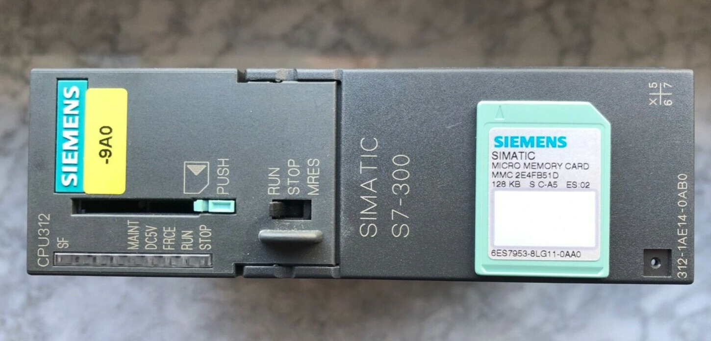SIEMENS SIMATIC S7-300 CPU 6ES7 312-1AE14-0AB0, E-Stand: 4