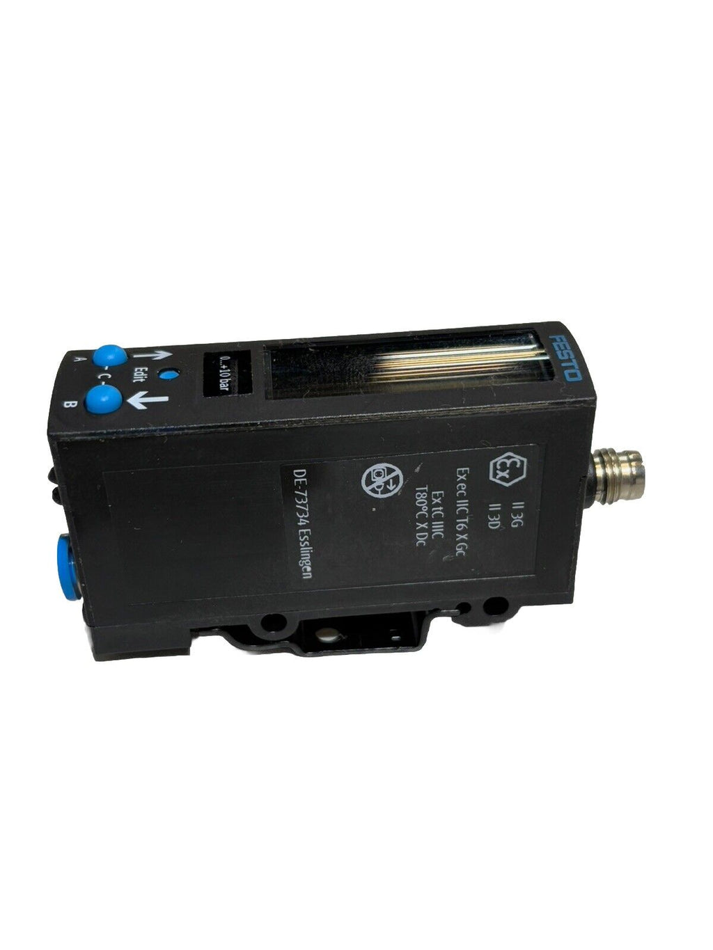 FESTO SDE3-D10S-B-WQ4-2P-M8-EX2-W Drucksensor mit Anschlusskabel 539679