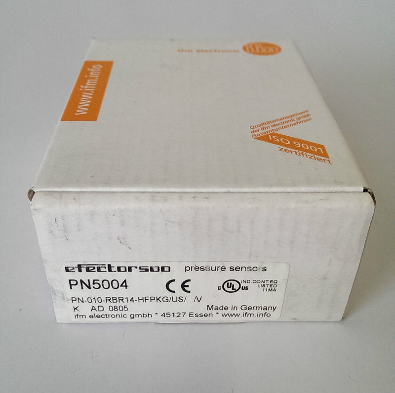 IFM efector Drucksensor PN5004 PN-010-RBR14-HFPKG/US