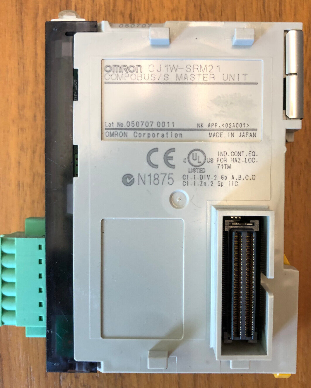 OMRON CJ1W-SRM21 Compobus/S Master Unit