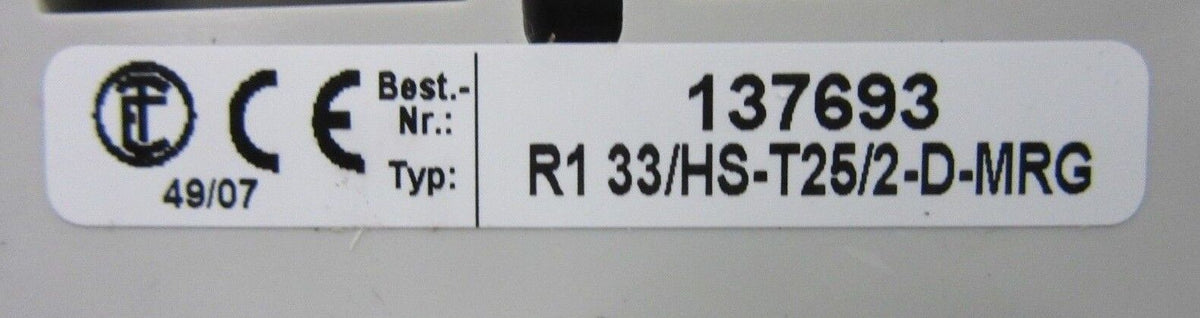 Elektra R1 33/HS-T25/2-D-MRG (137693) -unused-