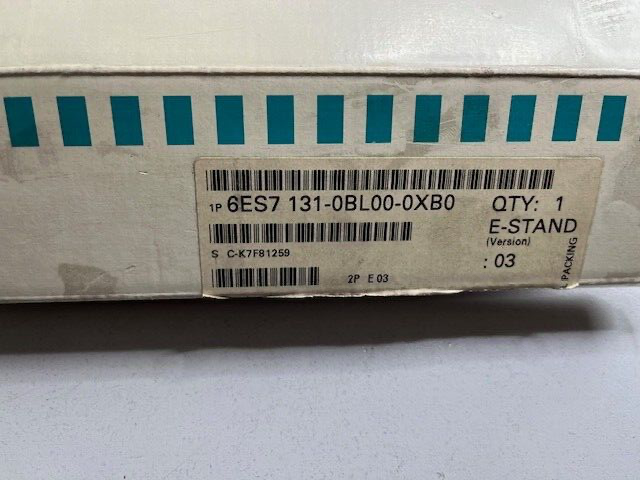 Siemens  6ES7 131-0BLOO-0XB0 OVP geöffnet