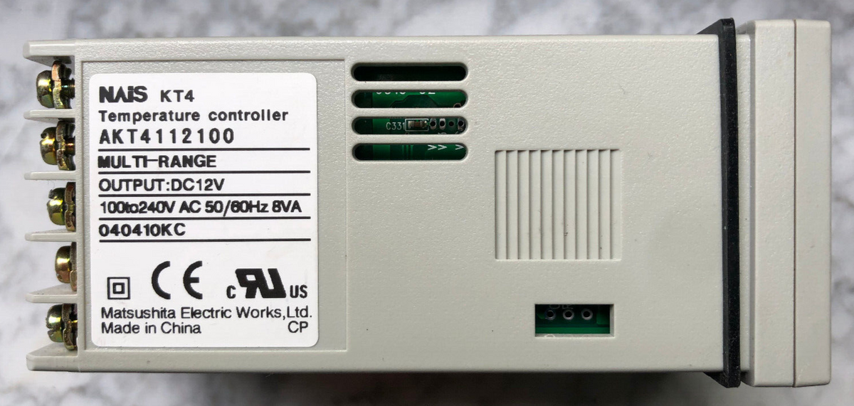 Matsushita NAIS KT4 Temperature Controller AK112100 Temperaturregler