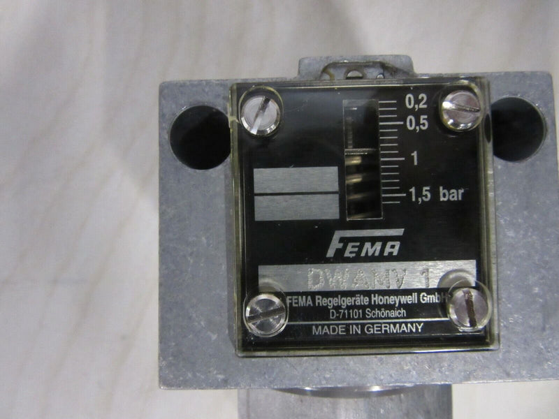 Honeywell Fema DWAMV 1 Druckwächter 0,2 bis 1,6 bar Maximaldruckbegrenzer