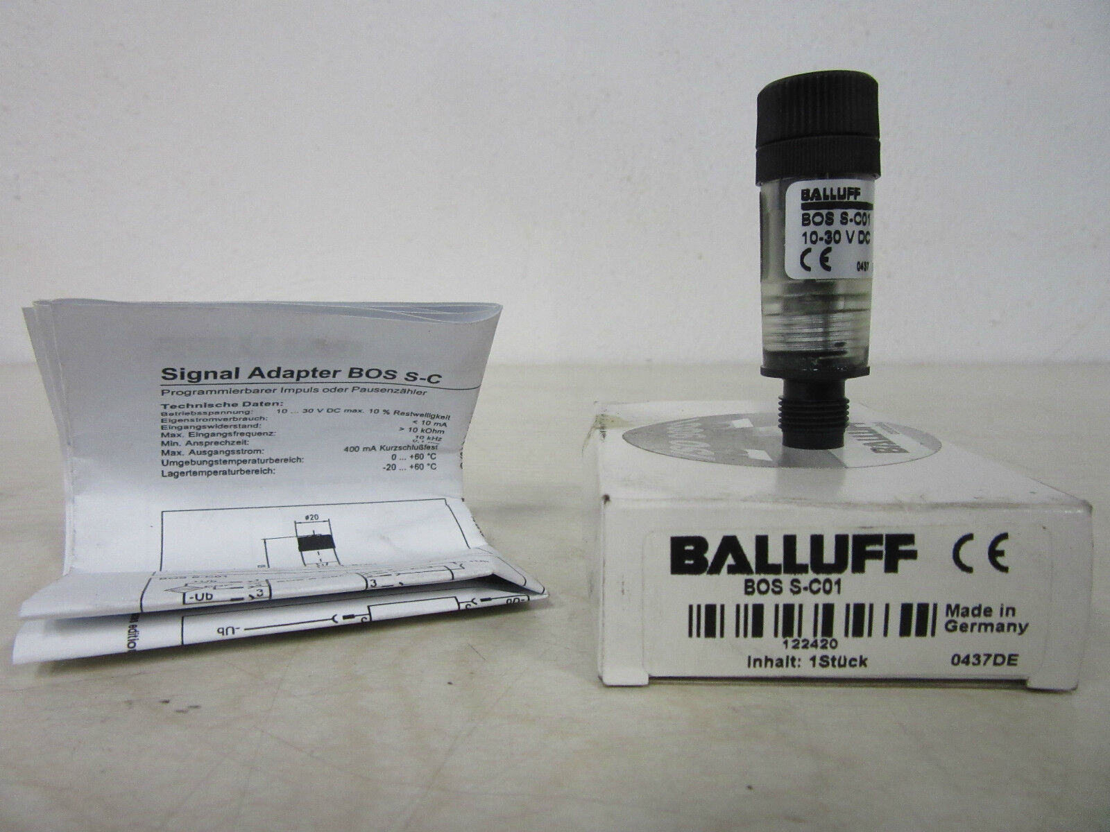 Balluff BOS S-C01 10-30 V DC Signal Adapter