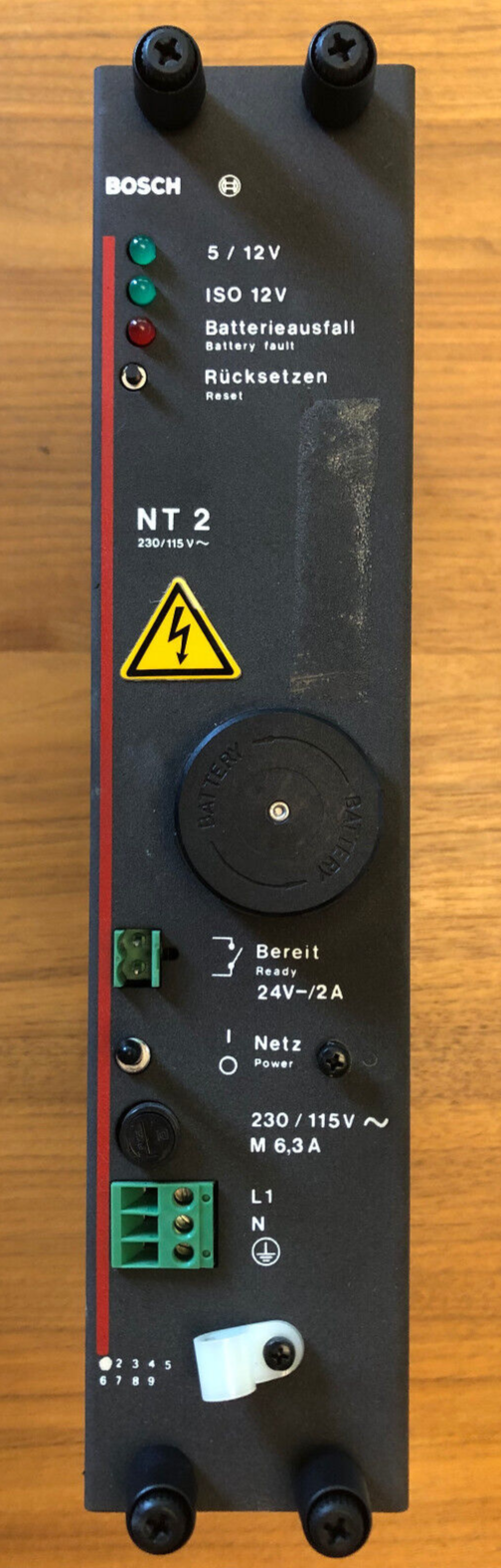 BOSCH NT2  1070 062687-205 Power Supply Module