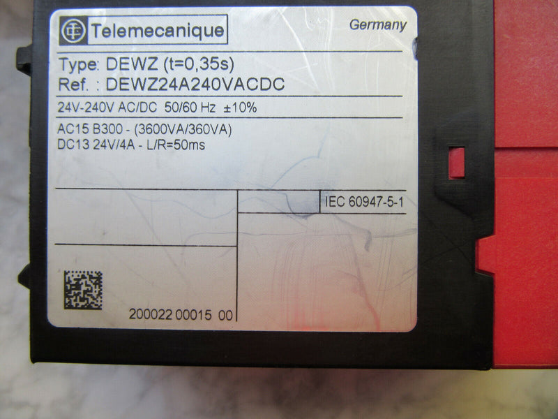 TELEMECANIQUE PREVENTA DEWZ  DEWZ24A240VACDC Safety relais