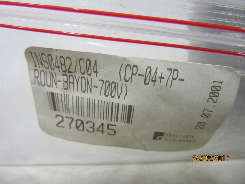 Rexroth INS0482/C04 (CP-04+7P-ROUN-BAYON-700V) -unused-