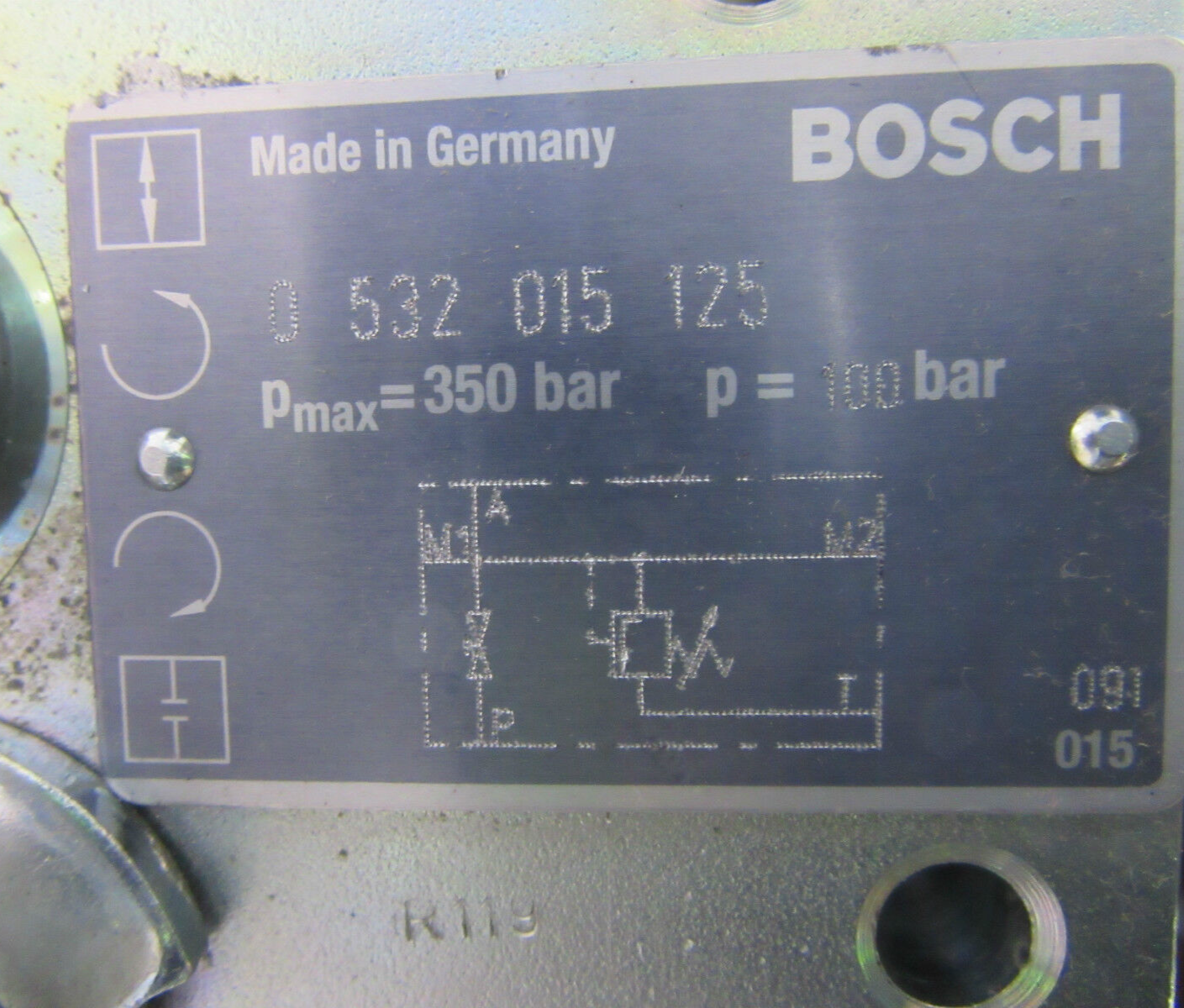 BOSCH 0 532 015 125 Pmax = 350bar
