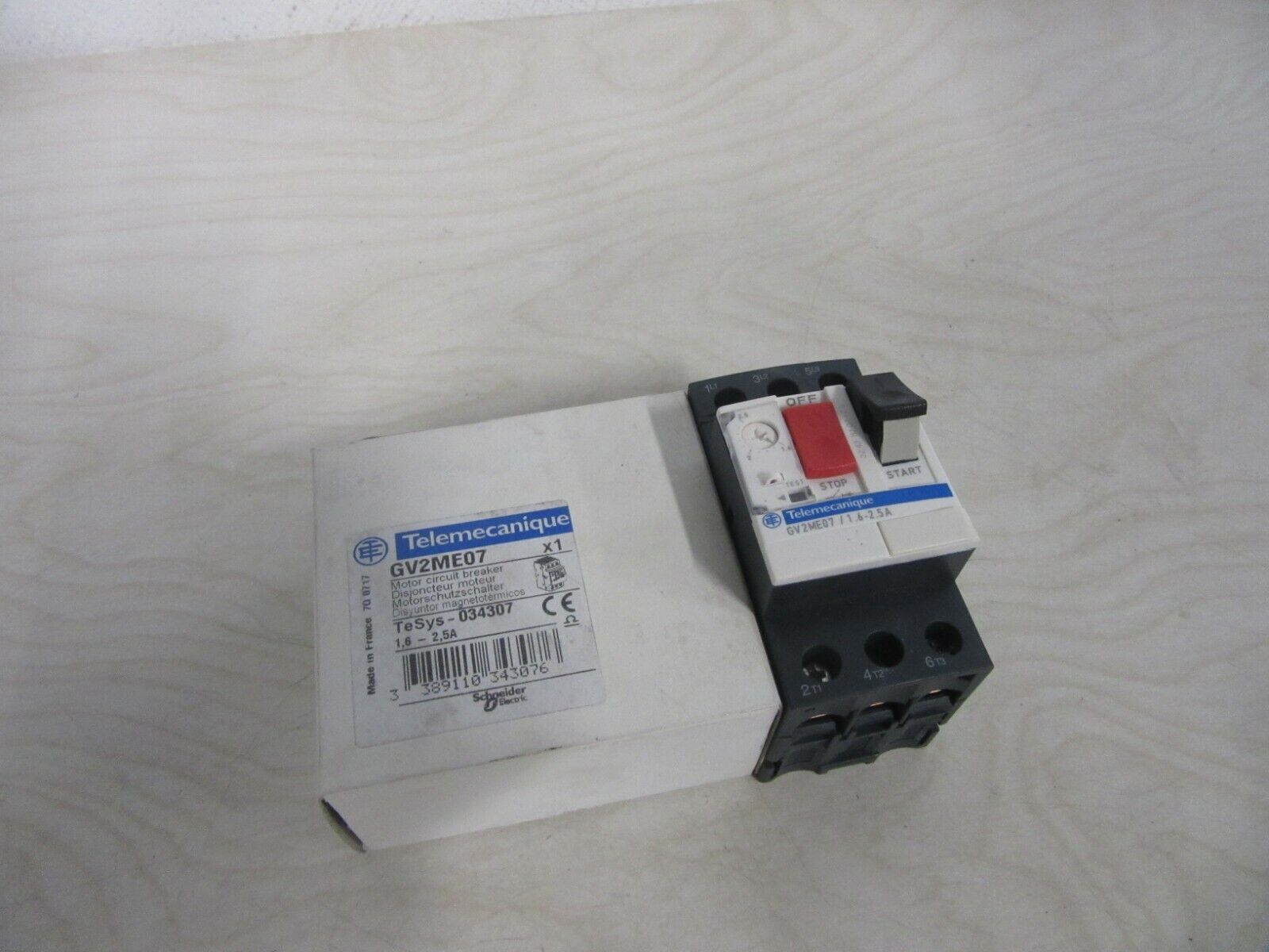 Telemecanique GV2ME07 Motorschutzschalter 1,6-2,5A