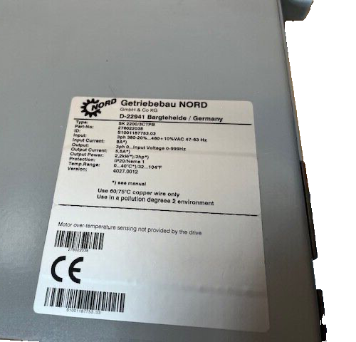 Nord NORDAC  Vector SK 2200/3CTPB 2,2 kW