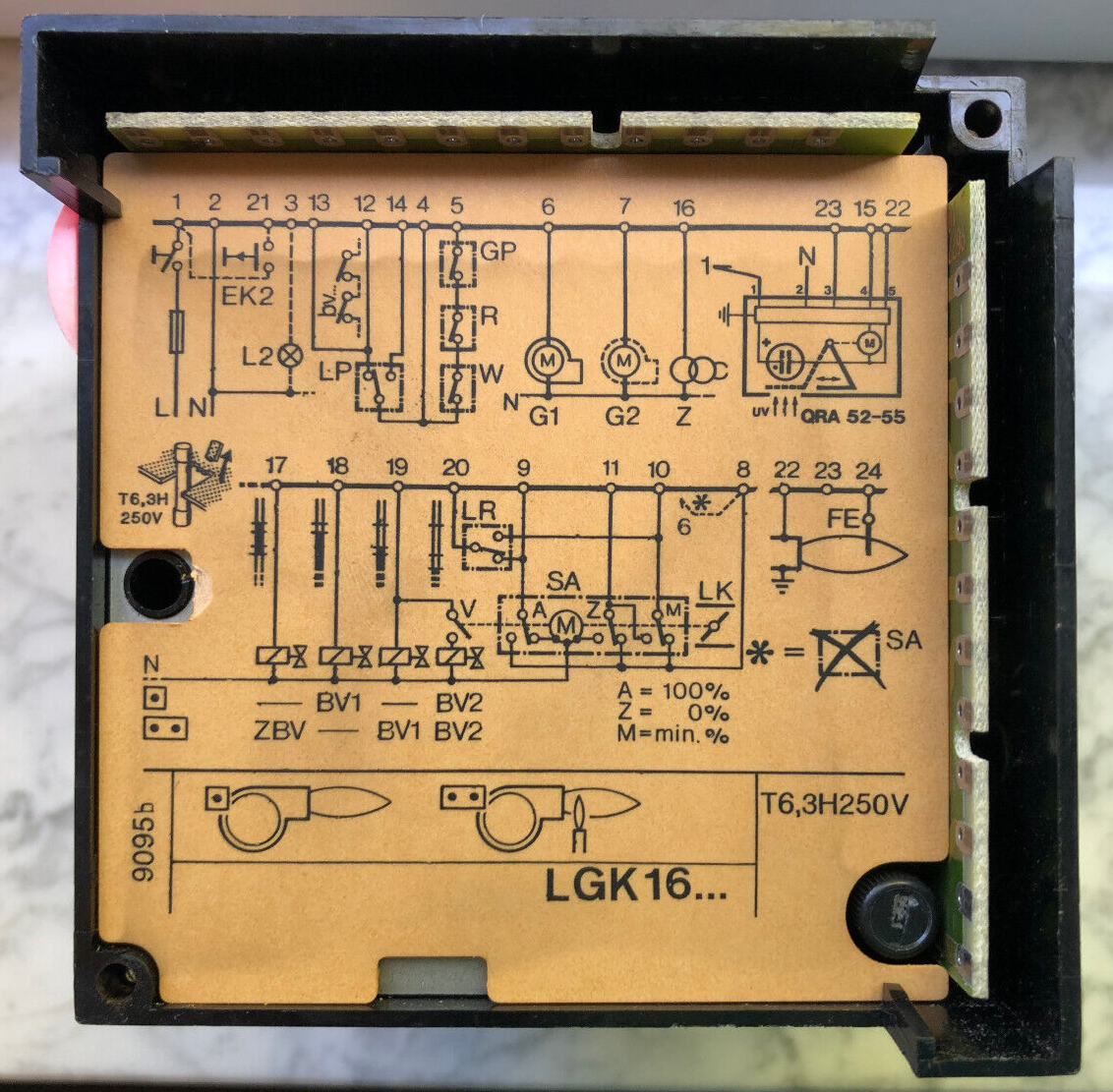 LANDIS & GYR LGK16.322A27 Feuerungsautomat