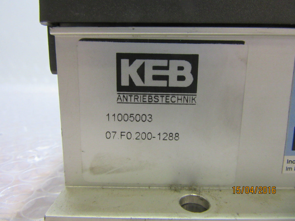 KEB 07.F0.200-1288 | Frequenzumrichter | 1,8 KVA | 0.75kW