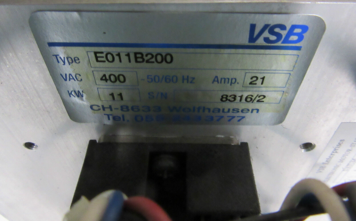 VSB E011B200 400 VAC 11 KW 21 A