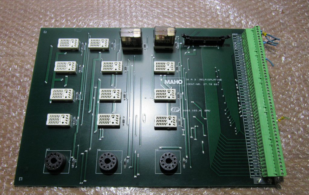 MAHO 28A3 Relaisplatine Id.Nr. 27.70 661