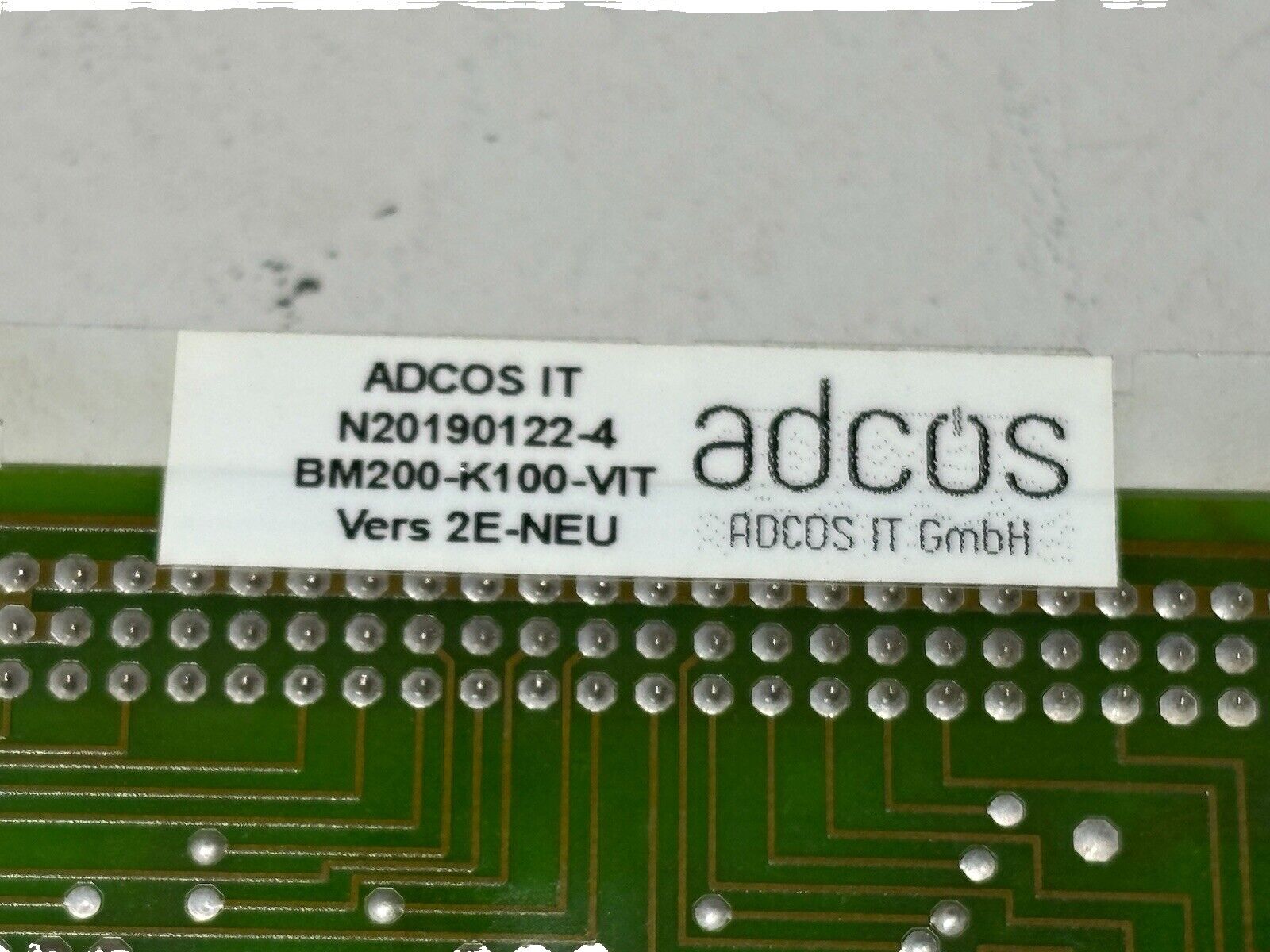 Adcos BM200-K100-VIT Vers. 2E