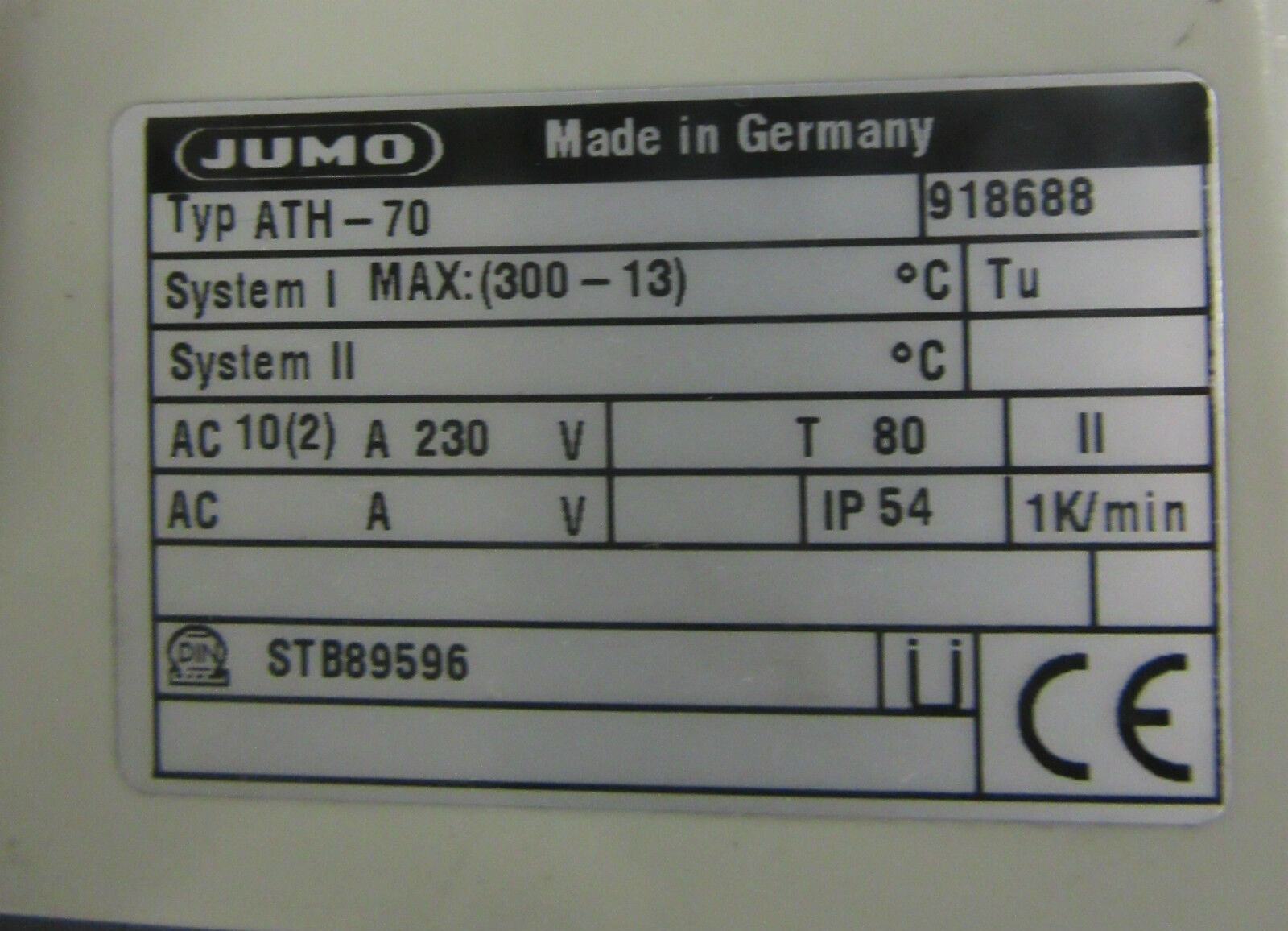 Jumo ATH-70 -used-