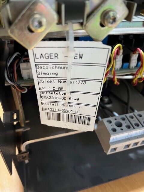 Siemens compact converter 6RA 2318-6DV61-0