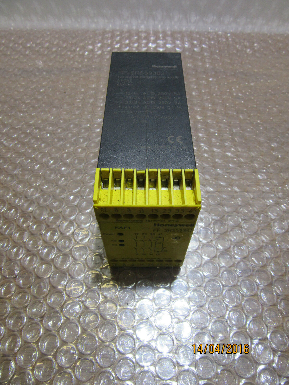 Honeywell FF-SRS59352 | Emergency Stop Module | 24V DC