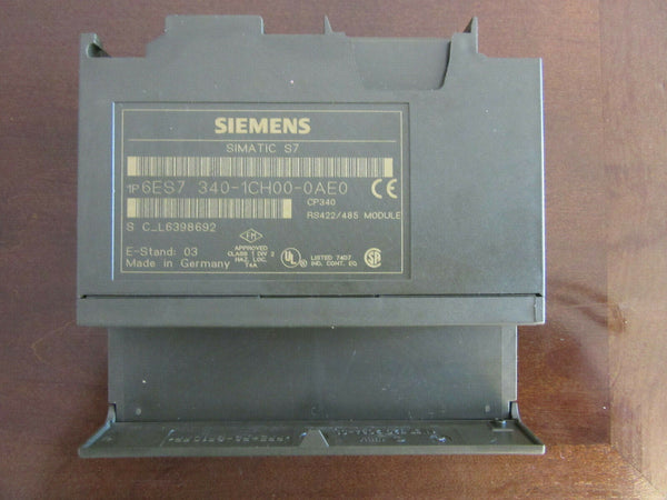 SIEMENS SIMATIC S7 6ES7 340-1CH00-0AE0 E-Stand: 03