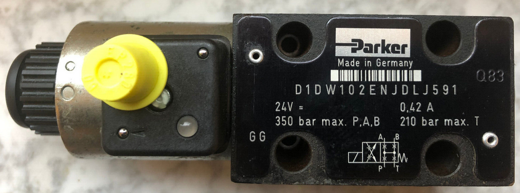 Parker Wegeventil D1DW102ENJDLJ591 24V 0,42A
