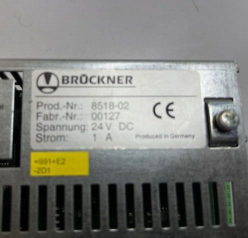 Brückner Power supply  8518-02 24V 1A Brueckner