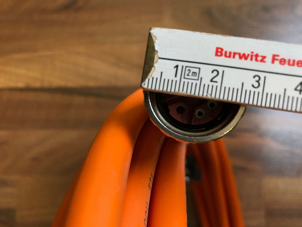 Kabel Servomotor  Länge: 6,4 m, techn. Daten siehe Fotos: AWM Style 20234