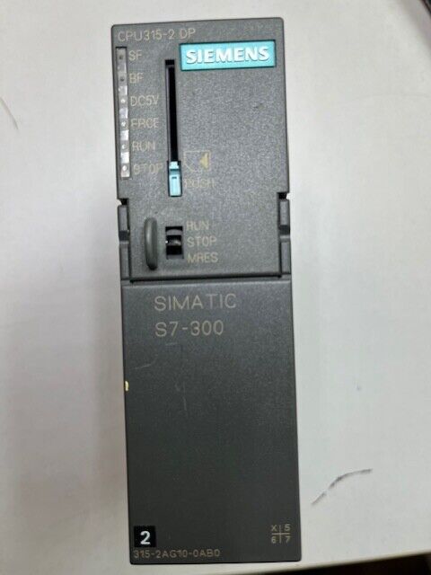 SIEMENS 6ES7315-2AG10-0AB0 SIMATIC S7-300 CPU 315-2DP