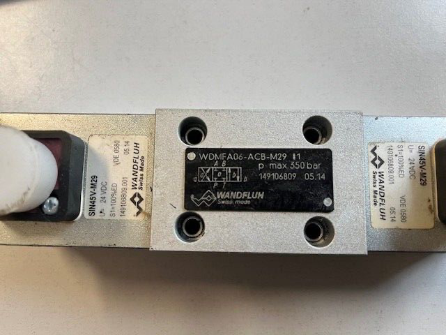 Wandfluh WDMFA06-ACB-M29 p max 350 bar 149106809 Ventil SIN45V-M29 24VDC