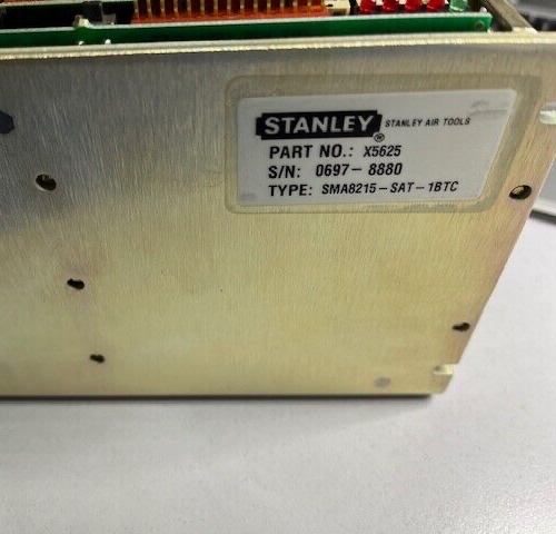 Stanley air tools TYPE SMA8215-SAT-1BTC PART NO.:X5625