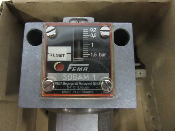 Honeywell Fema SDBAM 1 Druckwächter 0,2 bis 1,6 bar