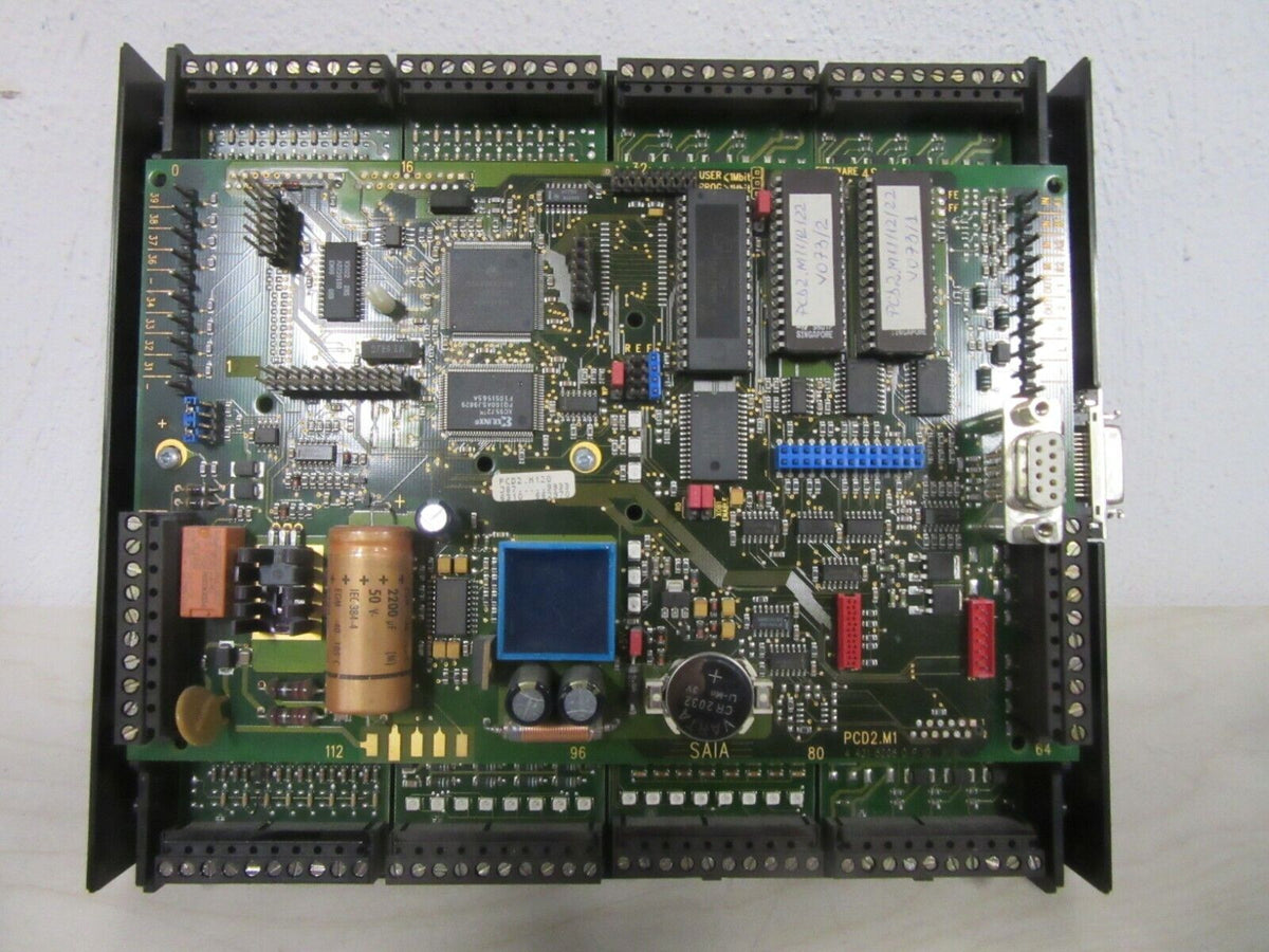 SAIA PCD2.M120 Supply 24VDC + SAIA PCD2.M1