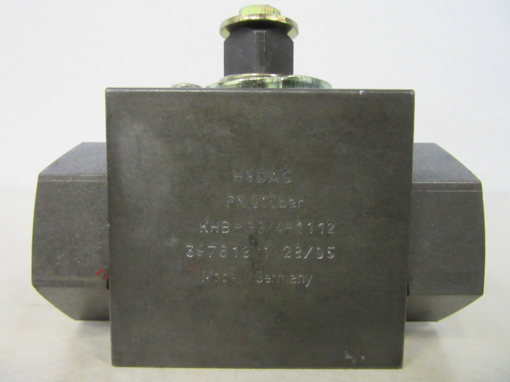 Hydac PN 315bar KHB-G3/4-1112 -unused-