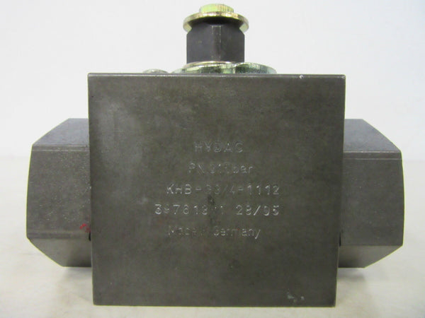 Hydac PN 315bar KHB-G3/4-1112 -unused-