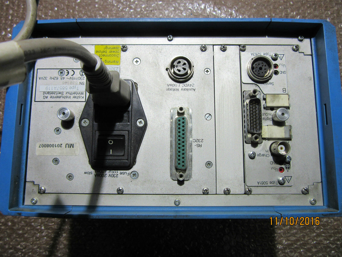 KISTLER Control Monitor 5857A119 -funktionsfähig-