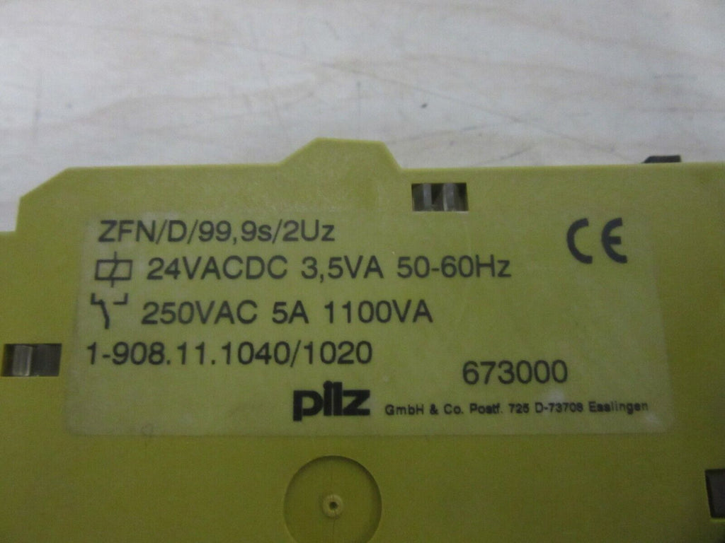 Pilz ZFN/D 99,9s/2Uz Zeitrelais 673000