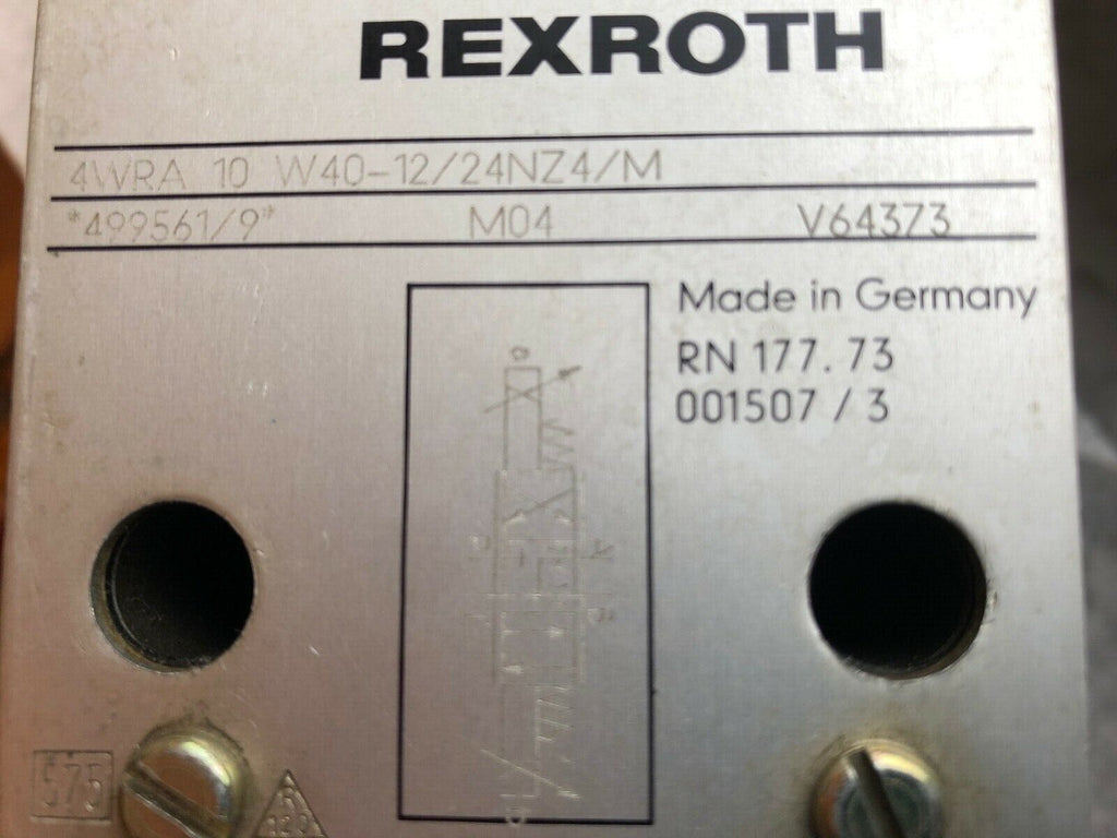 Mannesmann Rexroth 4WRA10 W40-12/24NZ4/M Magnetventil RN117.73001507/3