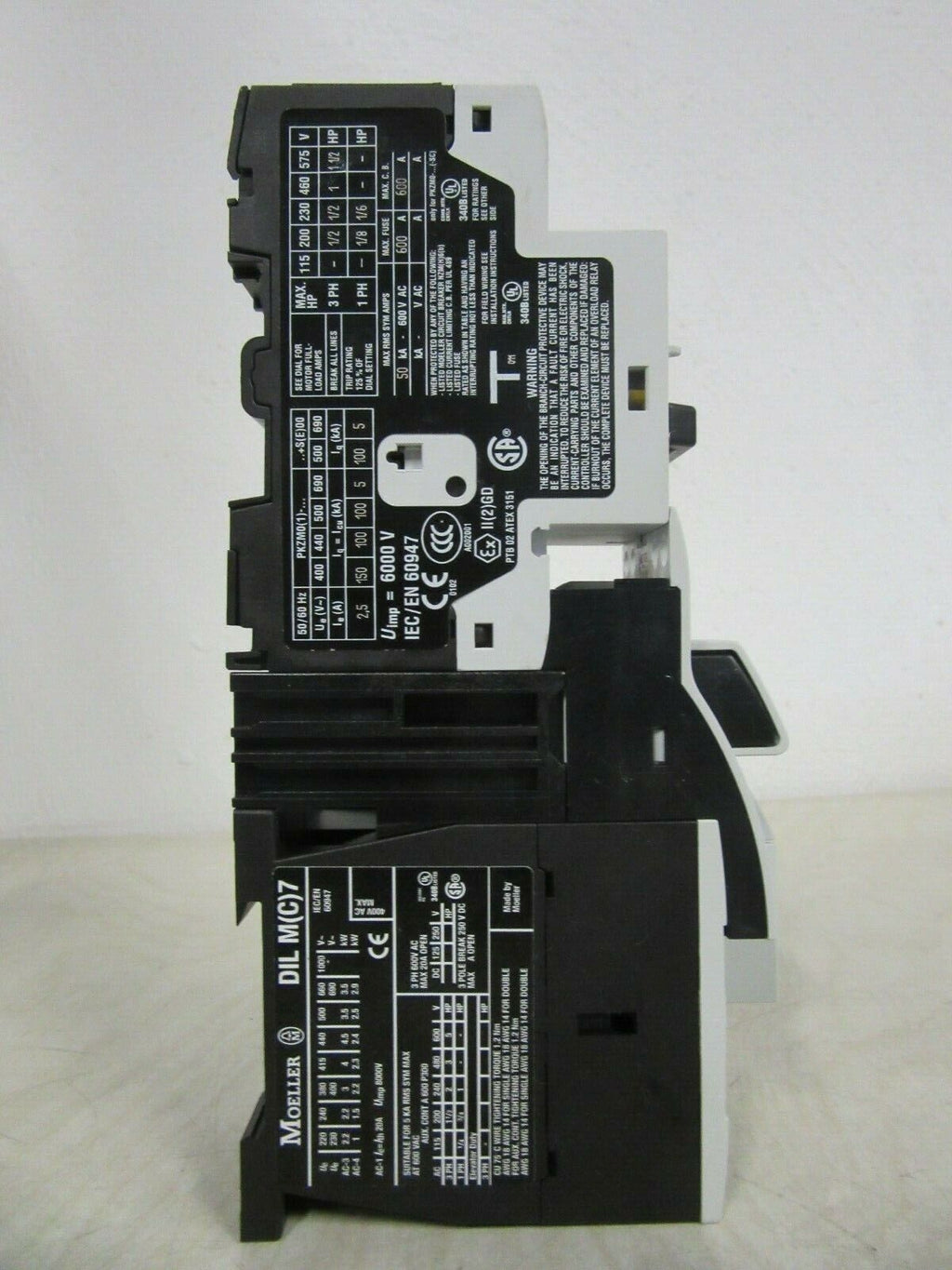 Moeller DIL M(C)7 PKZM0-2,5 Relais relay