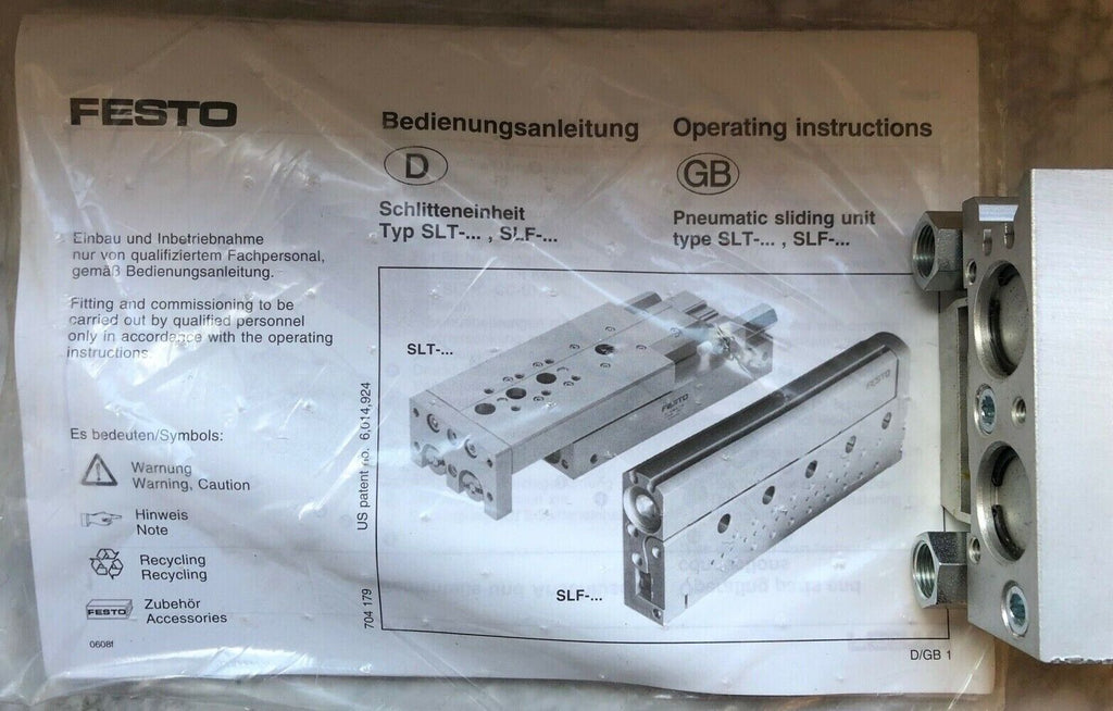 FESTO Mini-Schlitten SLT-20-125-P-A, Art.-Nr.: 188416 